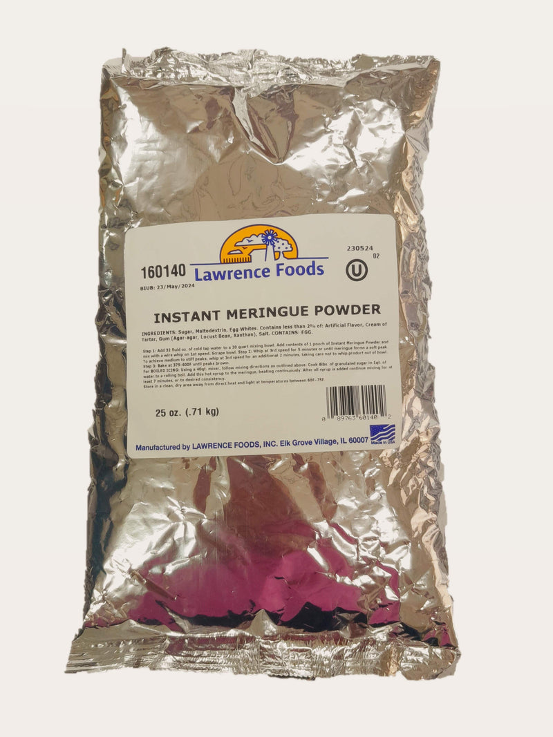 Lawrence Foods Instant Meringue Powder, 25 Ounce Bakery Wholesalers