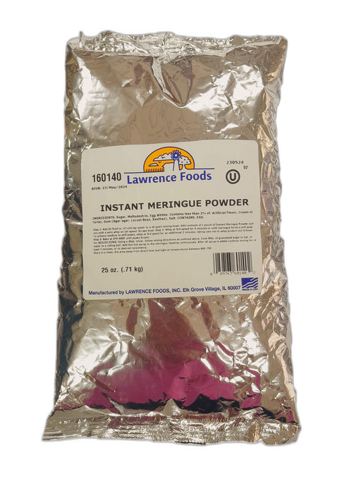 Lawrence Foods Instant Meringue Powder, 25 Ounce Bakery Wholesalers