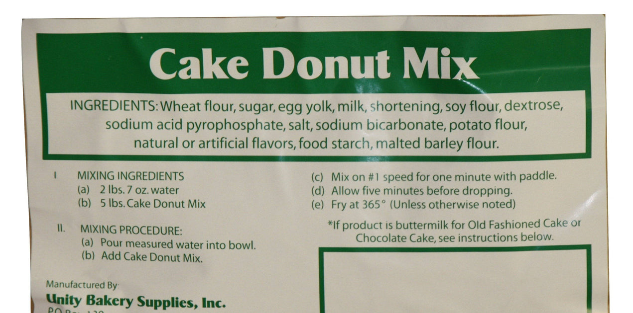 Bulk Vanilla Cake Donut Mix 40 x 50 bags (2,000 lbs) — Bakery Wholesalers