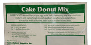 Vanilla Cake Donut Mix  50# bags Bakery Wholesalers