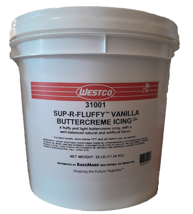 Westco Sup-R-Fluffy Vanilla Buttercreme Icing