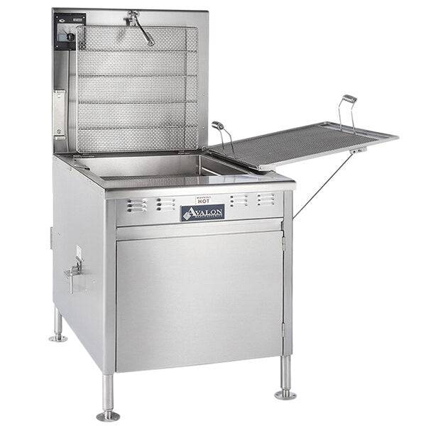Avalon Donut Fryer 24" x 24", Propane, Standing Pilot, No Power, Right Side Drain Board with Submerger Screen (ADF24-G-P) Bakery Wholesalers