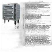 BakeMax Electric Artisan Stone Deck Ovens 3 Pan Wide, 1 to 4 decks Bakery Wholesalers