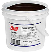 Brill Bittersweet Chocolate Fudge Base for Icings and Glaze - 30 pound pail Bakery Wholesalers