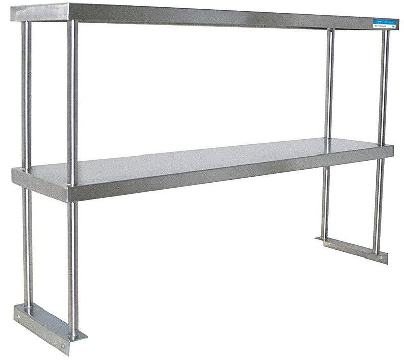 BK Double Overshelf Table Mount 12" X 36", 18 GA. SS - Donut-Equipment.com