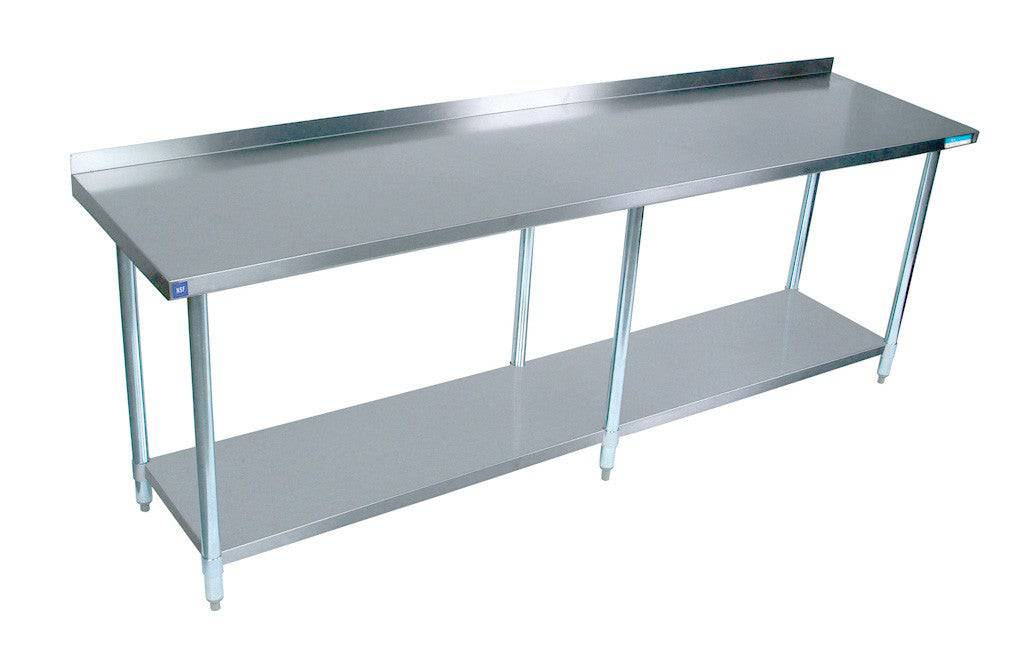 96" X 30" T-430 18 GA Table SS Top - Donut-Equipment.com