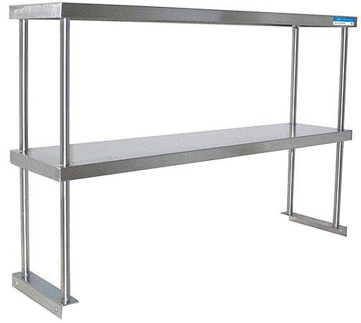 BK Double Overshelf Table Mount 12" X 96", 18 GA. SS - Donut-Equipment.com
