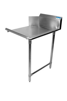 BK Resources 26" 16-Gauge Stainless Steel Clean Dish Table – Right Side - Donut-Equipment.com