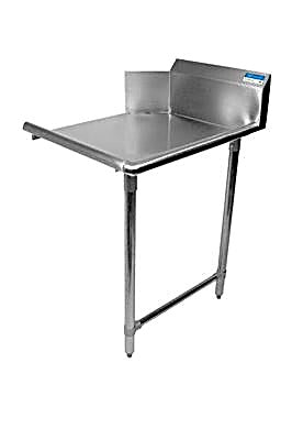 BK Resources 26" 16-Gauge Stainless Steel Clean Dish Table – Right Side - Donut-Equipment.com