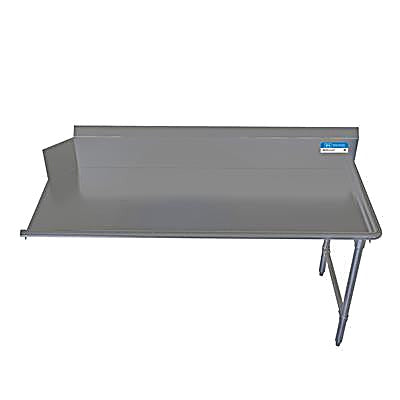 BK Resources 72" 16-Gauge Stainless Steel Clean Dish Table – Right Side - Donut-Equipment.com