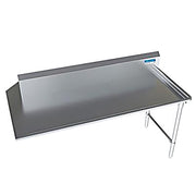 BK Resources 72" 16-Gauge Stainless Steel Clean Dish Table – Right Side - Donut-Equipment.com