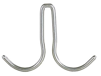 BK Resources Stainless Steel Double-Prong Pot Hook – Heavy-Duty Hanging Hook for Shelving & Pot Racks - Donut-Equipment.com