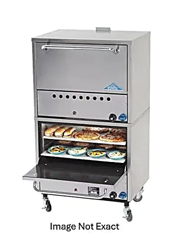 Comstock-Castle 2PO26 31" Gas Deck/Pizza Oven, 4 Deck, Stainless Steel - Bakery Wholesalers
