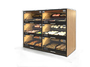 Palram Countertop Bakery Display Case with Illuminated Soft-Close Drawers & Tempered Glass – 40"W x 32"H x 20"D - Donut-Equipment.com
