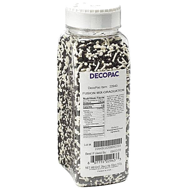 Graduation Fusion Mix Sprinkles 26 oz Bakery Wholesalers