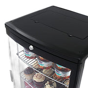 Turbo Air CRT-77-1R-N 17" Diamond Series Glass Sided Countertop Display Refrigerator – One Section, Rear Access, LED Lighting, 115v - Donut-Equipment.com