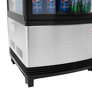 Turbo Air CRT-77-1R-N 17" Diamond Series Glass Sided Countertop Display Refrigerator – One Section, Rear Access, LED Lighting, 115v - Donut-Equipment.com
