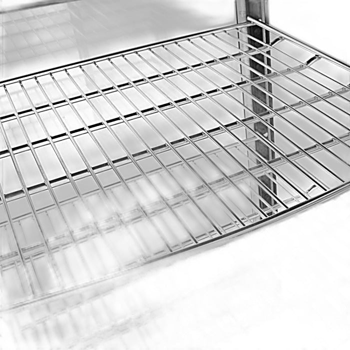 Turbo Air CRT-77-1R-N 17" Diamond Series Glass Sided Countertop Display Refrigerator – One Section, Rear Access, LED Lighting, 115v - Donut-Equipment.com