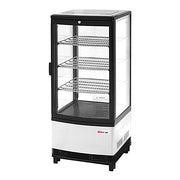 Turbo Air CRT-77-1R-N 17" Diamond Series Glass Sided Countertop Display Refrigerator – One Section, Rear Access, LED Lighting, 115v - Donut-Equipment.com