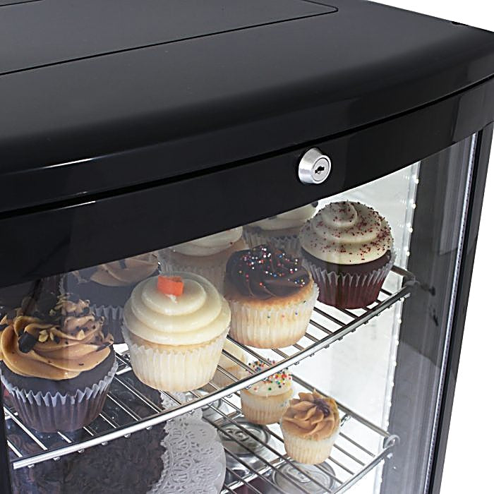 Turbo Air CRT-77-2R-N 17" Diamond Series Countertop Display Refrigerator – Pass-Thru Access, Swing Doors, Stainless Steel Finish, 115v - Donut-Equipment.com