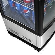 Turbo Air CRT-77-2R-N 17" Diamond Series Countertop Display Refrigerator – Pass-Thru Access, Swing Doors, Stainless Steel Finish, 115v - Donut-Equipment.com