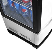 Turbo Air CRT-77-2R-N 17" Diamond Series Countertop Display Refrigerator – Pass-Thru Access, Swing Doors, Stainless Steel Finish, 115v - Donut-Equipment.com