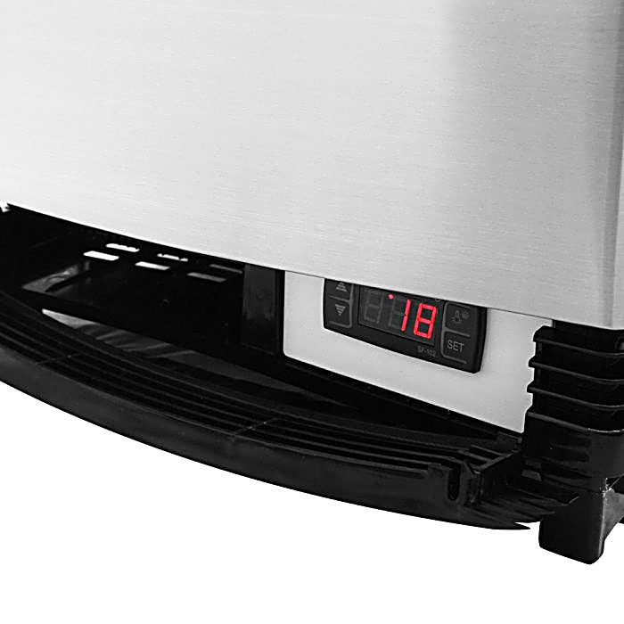 Turbo Air CRT-77-2R-N 17" Diamond Series Countertop Display Refrigerator – Pass-Thru Access, Swing Doors, Stainless Steel Finish, 115v - Donut-Equipment.com