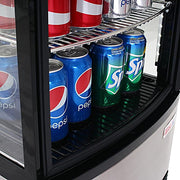 Turbo Air CRT-77-2R-N 17" Diamond Series Countertop Display Refrigerator – Pass-Thru Access, Swing Doors, Stainless Steel Finish, 115v - Donut-Equipment.com