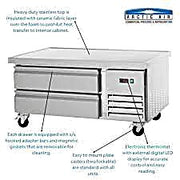 Arctic Air ARCB48 50" Two Drawer Refrigerated Chef Base Bakery Wholesalers