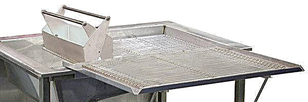 HG18EZ Glazer with Drain Tray and EZ Lift Applicator with one 17" x 25" Glazing Screen Bakery Wholesalers