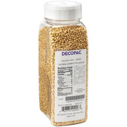 Gold Confetti Quins Sprinkles 19.5 oz Bakery Wholesalers