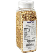 Gold Confetti Quins Sprinkles 19.5 oz Bakery Wholesalers