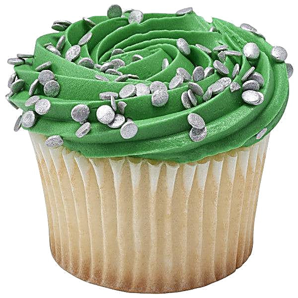 Silver Confetti Quins Sprinkles 19.5 oz Bakery Wholesalers