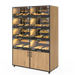 Palram Bakery Display Endcap with Illuminated Compartments & Storage Cabinet – 40"W x 60"H x 20"D - Donut-Equipment.com