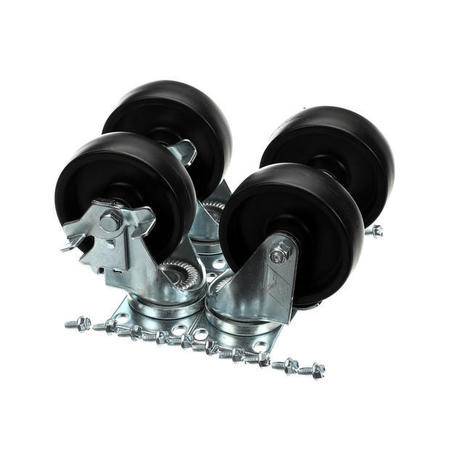 2-1/2" Federal Display Casters (Includes Cord and Plug) - Bakery Wholesalers