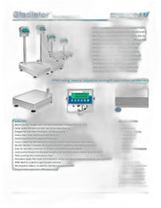 Gladiator Washdown Scales GGF 165A Bakery Wholesalers
