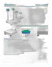 Gladiator Washdown Scales GGB65A Bakery Wholesalers
