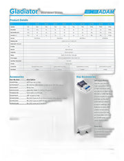 Gladiator Washdown Scales GGF 165A Bakery Wholesalers