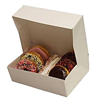 9 5/8 x 6 3/4 x 3 1/8 Auto Donuts Boxes (250 Count) Bakery Wholesalers
