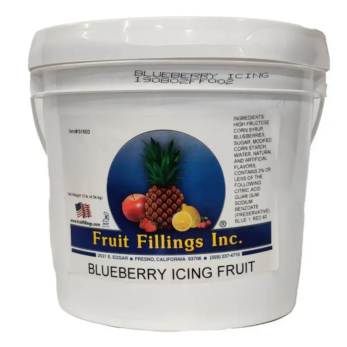 Blueberry Icing Fruit hecho por Fruit Fillings Inc. 10 libras