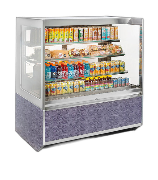 Federal Industries (ITRSS6026-B18)-Italian Series Refrigerated- 60" Self Service Open Air Case w/ Two Shelves 208-240V - Bakery Wholesalers