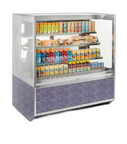 Federal Industries (ITRSS6034-B18)-Italian Series Refrigerated- 60" x 52"(H) Self Service Open Air Case w/ Two Shelves 208-240V - Bakery Wholesalers