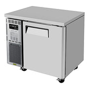 Turbo Air JUF-36-N J Series 36" Solid Door Undercounter Freezer w/ 1 Section & Side Mounted Compressor - Donut-Equipment.com