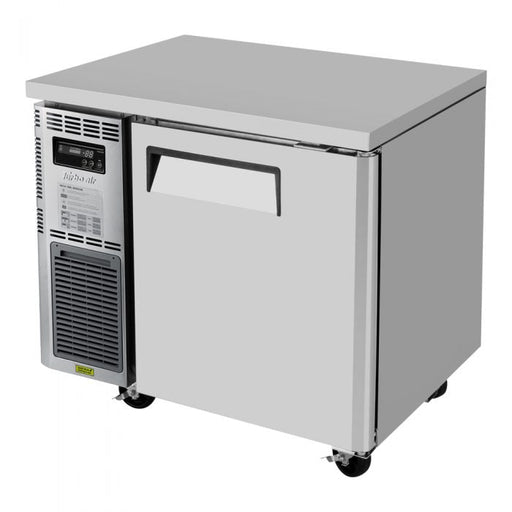 Turbo Air JUF-36-N J Series 36" Solid Door Undercounter Freezer w/ 1 Section & Side Mounted Compressor - Bakery Wholesalers