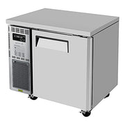 Turbo Air JUR-36-N6 J Series 36" Solid Door Undercounter Refrigerator w/ Side Mounted Compressor - Donut-Equipment.com