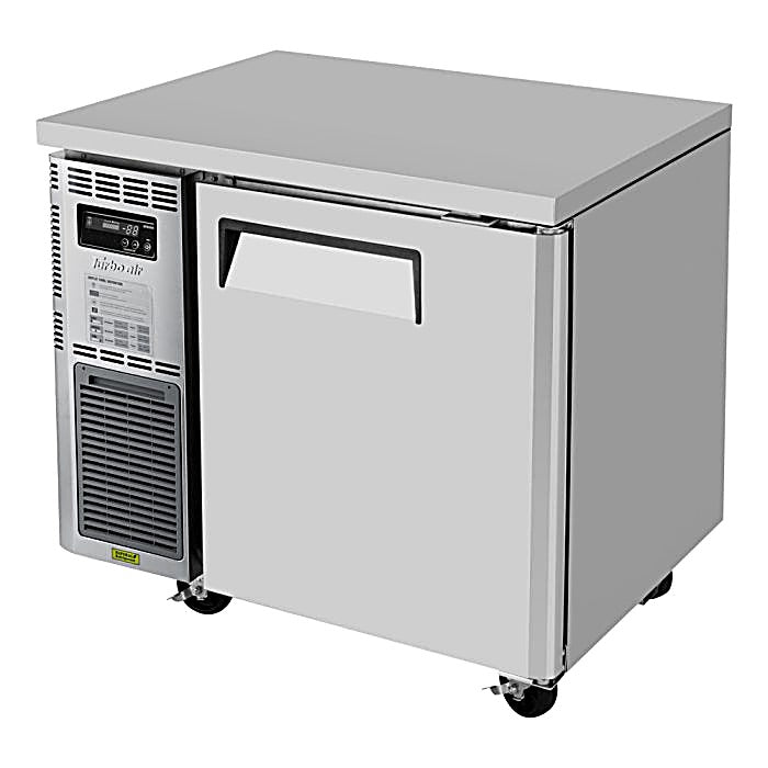 Turbo Air JUR-36-N6 J Series 36" Solid Door Undercounter Refrigerator w/ Side Mounted Compressor - Donut-Equipment.com