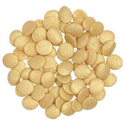 Gold Confetti Quins Sprinkles 19.5 oz Bakery Wholesalers