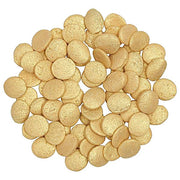 Gold Confetti Quins Sprinkles 19.5 oz Bakery Wholesalers