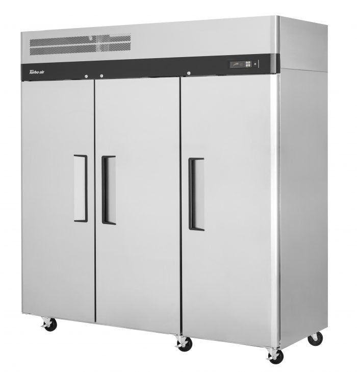 Turbo Air M3F72-3-N M3 Series 78" Solid Door Reach In Freezer - Donut-Equipment.com