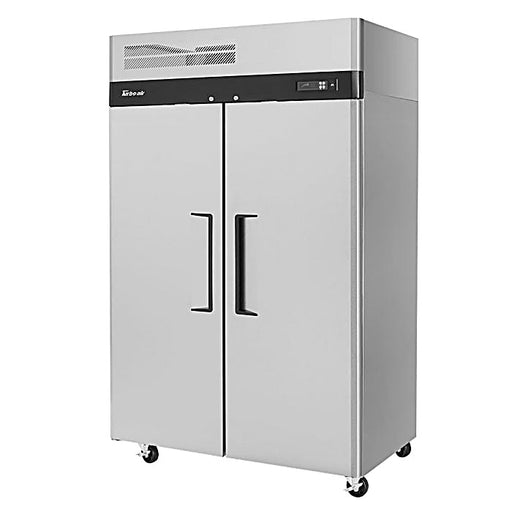 Turbo Air M3R47-2-N 51" Two Section Reach-In Refrigerator w/ (2) Solid Doors – Top Mount, Stainless Exterior, Aluminum Interior, 115v - Donut-Equipment.com